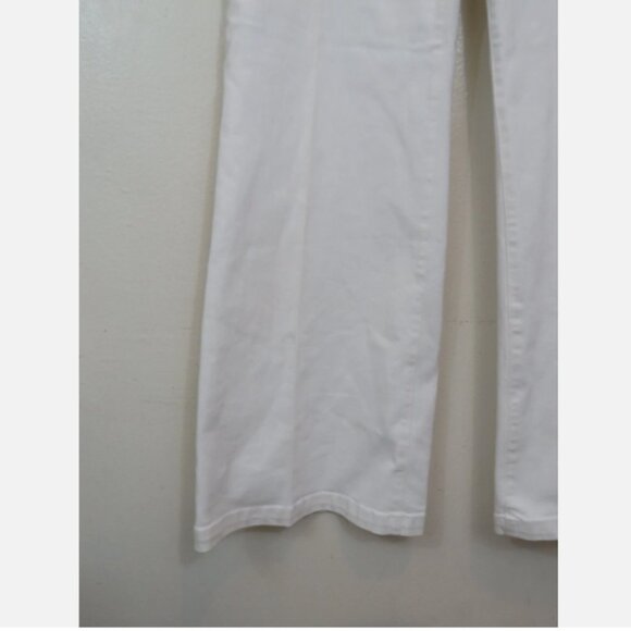 AG Adriano Goldschmied Size 32 The Lana Wide Leg Trouser Pants White High Rise - Picture 6 of 9